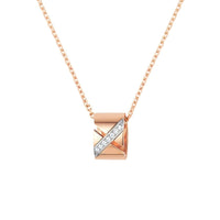 [LUCKY LOVE]LIENS EVIDENCE DIAMOND NECKLACE