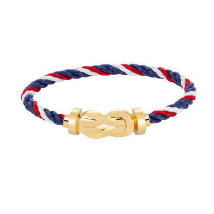 [LUCKY LOVE]CHANCE LARGE 8 FIGURE BUCKLE NO DIAMOND BRACELET GOLD