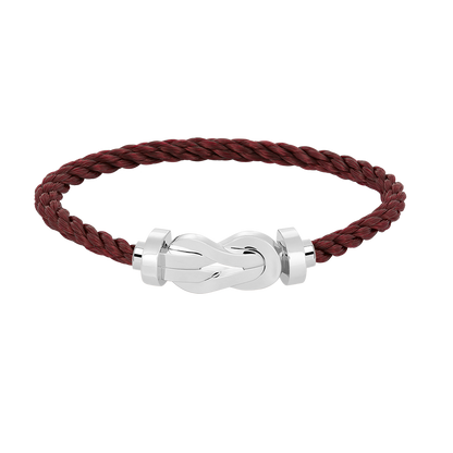 [LUCKY LOVE]CHANCE LARGE 8 FIGURE BUCKLE NO DIAMOND BRACELET SILVER