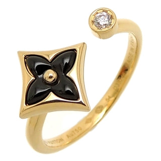 [LUCKY LOVE]STAR 1 DIAMOND OPEN RING