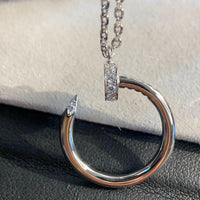 [LUCKY LOVE]JUSTE NECKLACE SILVER