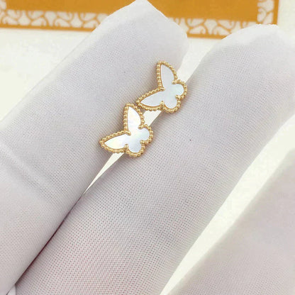 [LUCKY LOVE]SWEET BUTTERFLY MOP EARSTUDS