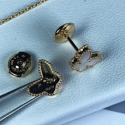 [LUCKY LOVE]SWEET BUTTERFLY MOP EARSTUDS
