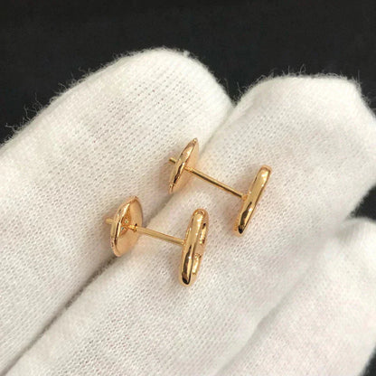 [LUCKY LOVE]CHAINE SMALL EARRINGS GOLD AND SILVER
