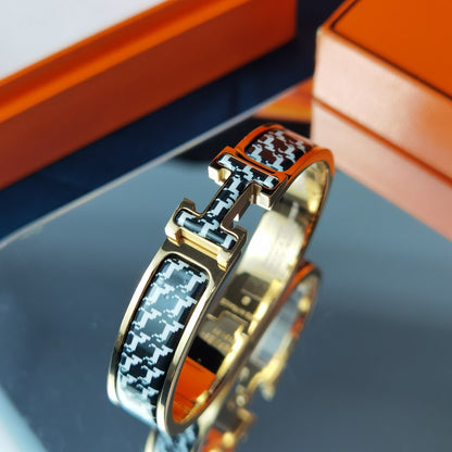 [LUCKY LOVE]H HORSE BRACELET 12MM