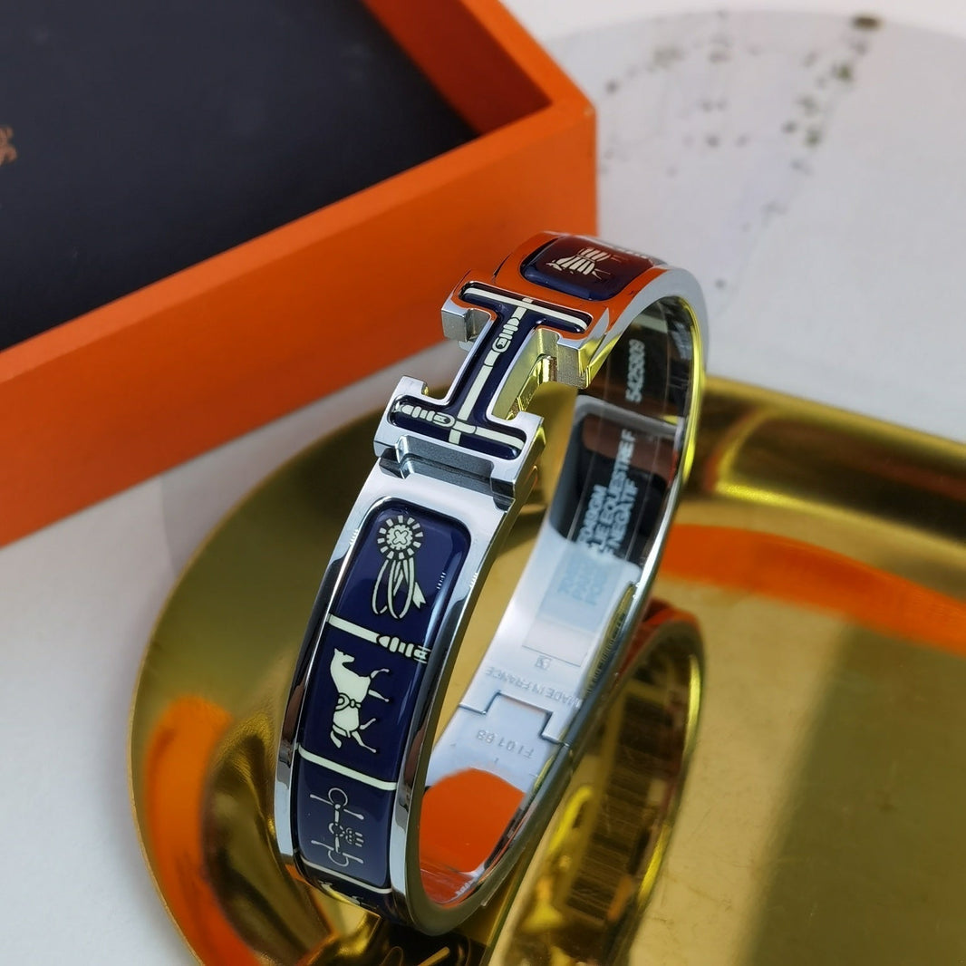 [LUCKY LOVE]H COUVERTURES DARK BLUE BRACELET