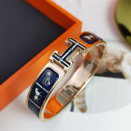 [LUCKY LOVE]H COUVERTURES DARK BLUE BRACELET