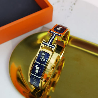 [LUCKY LOVE]H COUVERTURES DARK BLUE BRACELET
