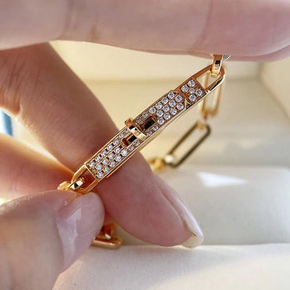 [LUCKY LOVE]CHAINE BRACELET SMALL MODEL DIAMOND