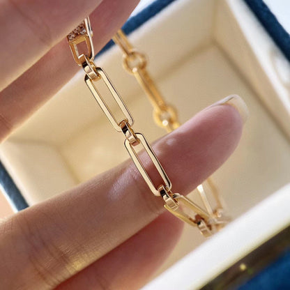 [LUCKY LOVE]CHAINE BRACELET SMALL MODEL DIAMOND