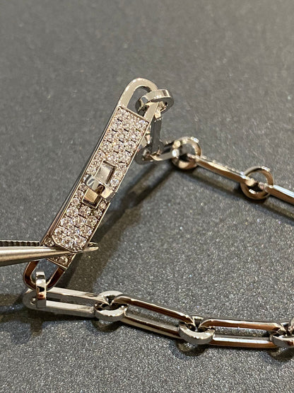 [LUCKY LOVE]CHAINE BRACELET SMALL MODEL DIAMOND