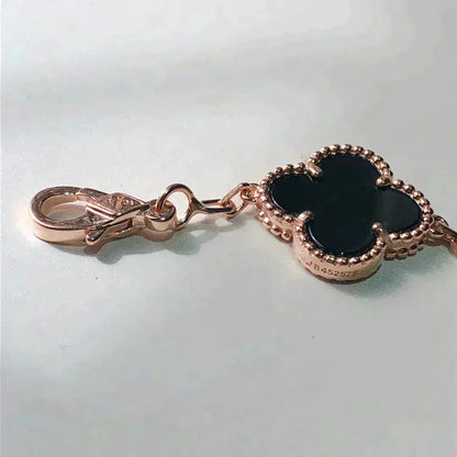 [LUCKY LOVE]CLOVER 5 MOTIFS MULTICOLOR BRACELET