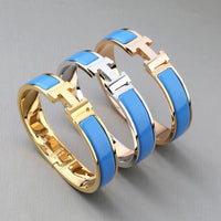 [LUCKY LOVE]H BRACELET TURQUOISE 12MM