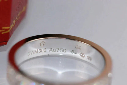[LUCKY LOVE]LOVE RING 3.6MM DIAMOND PAVED