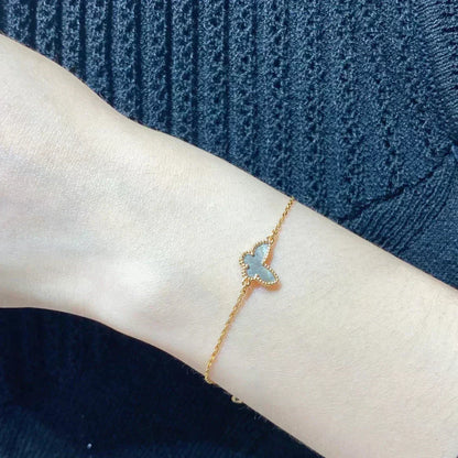 [LUCKY LOVE]BUTTERFLY DARK MOP BUTTERFLY BRACELET