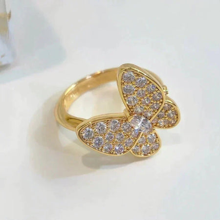 [LUCKY LOVE]BUTTERFLY DIAMOND RING