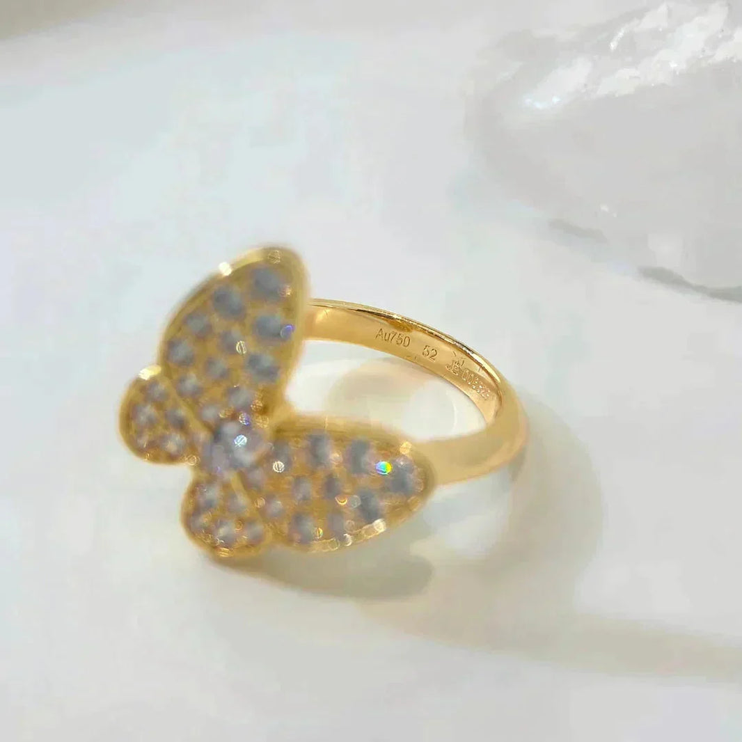 [LUCKY LOVE]BUTTERFLY DIAMOND RING