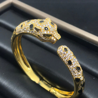 [LUCKY LOVE]PANTHERE BIG BRACELET DIAMONDS