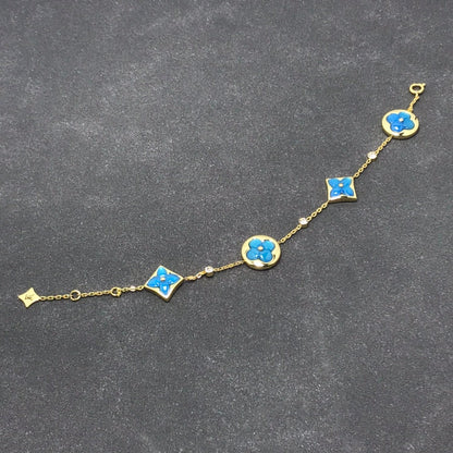 [LUCKY LOVE]STAR AND SUN TURQUOISE 4 MOTIFS 3 DIAMONDS