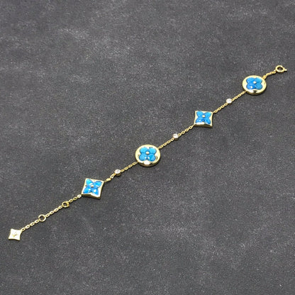 [LUCKY LOVE]STAR AND SUN TURQUOISE 4 MOTIFS 3 DIAMONDS