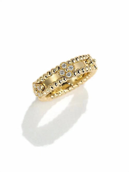 [LUCKY LOVE]PERLEE GOLD DIAMOND RING