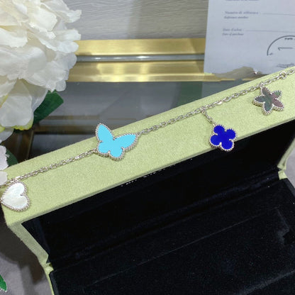 [LUCKY LOVE]LUCKY SPRING SILVER BRACELET 4 MOTIF