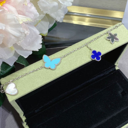 [LUCKY LOVE]LUCKY SPRING SILVER BRACELET 4 MOTIF