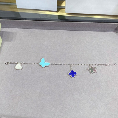 [LUCKY LOVE]LUCKY SPRING SILVER BRACELET 4 MOTIF