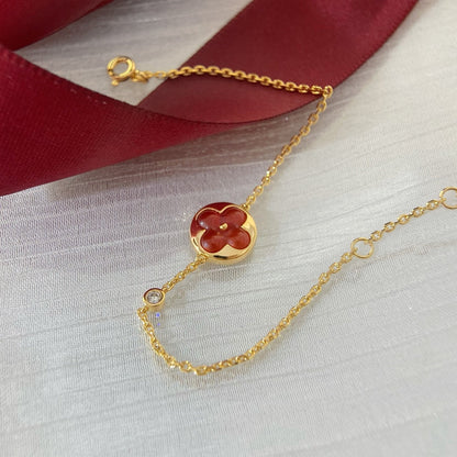 [LUCKY LOVE]SUN PEDANT CARNELIAN BRACELET