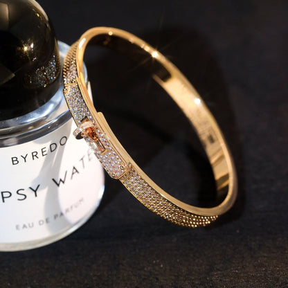 [LUCKY LOVE]KELLY BRACELET DIAMOND PAVED
