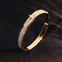 [LUCKY LOVE]KELLY BRACELET DIAMOND PAVED