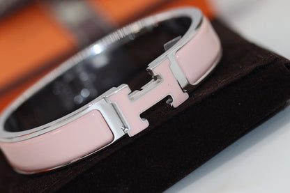 [LUCKY LOVE]H BRACELET 12MM PINK