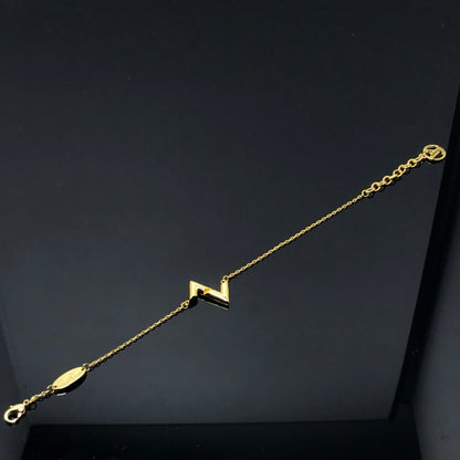 [LUCKY LOVE]VOLT LV LOGO BRACELET