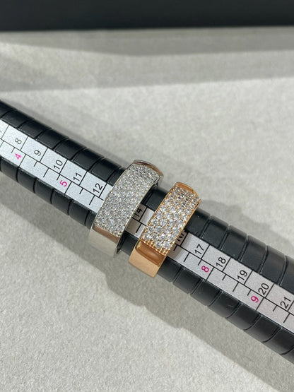 [LUCKY LOVE]LIENS EVIDENCE  DIAMOND PAVED RING