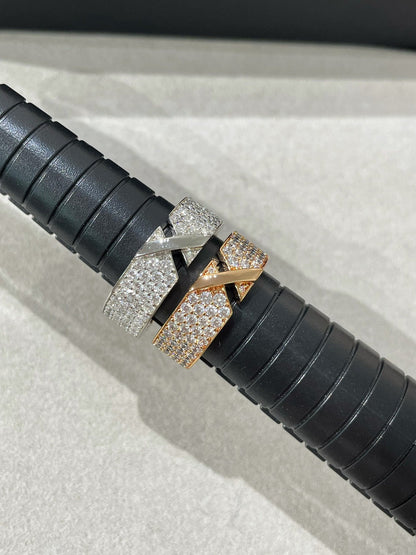 [LUCKY LOVE]LIENS EVIDENCE  DIAMOND PAVED RING