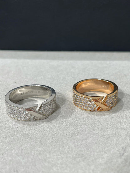 [LUCKY LOVE]LIENS EVIDENCE  DIAMOND PAVED RING