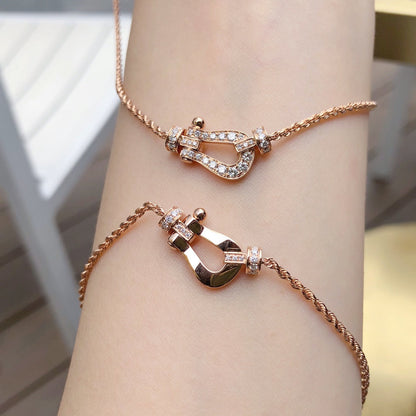 [LUCKY LOVE]FORCE 10 PINK GOLD DIAMOND NECKLACE
