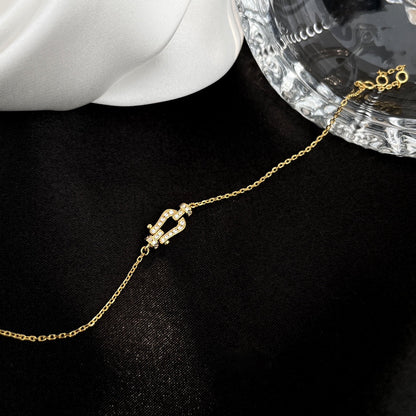 [LUCKY LOVE]FORCE 10 FULL DIAMOND BUCKLE CHAIN LINK MINI MODEL