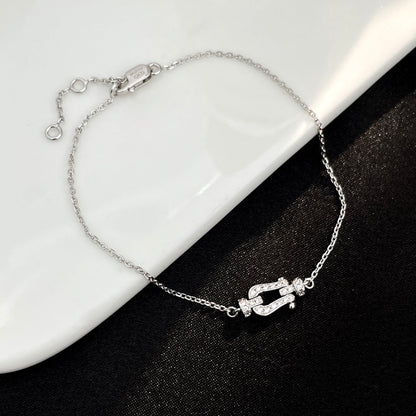 [LUCKY LOVE]FORCE 10 FULL DIAMOND BUCKLE CHAIN LINK MINI MODEL