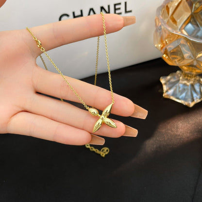 [LUCKY LOVE]LOUISETTE GOLD NECKLACE