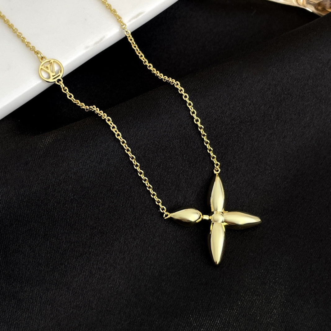 [LUCKY LOVE]LOUISETTE GOLD NECKLACE