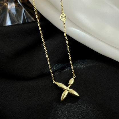 [LUCKY LOVE]LOUISETTE GOLD NECKLACE