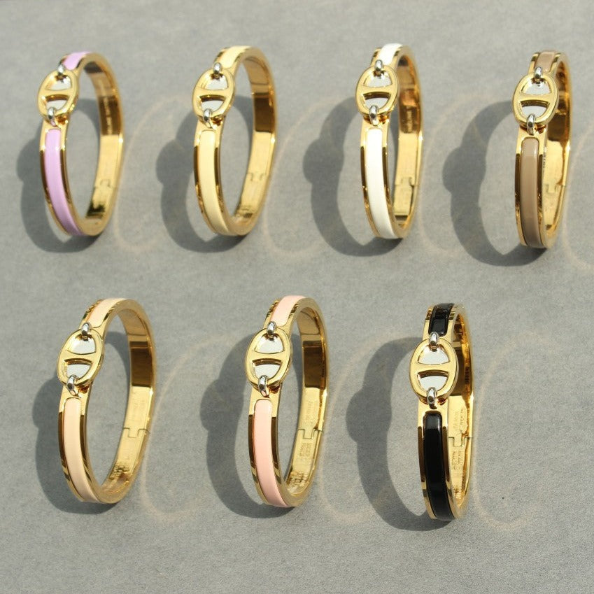 [LUCKY LOVE]CLIC CHAINE GOLD BRACELET