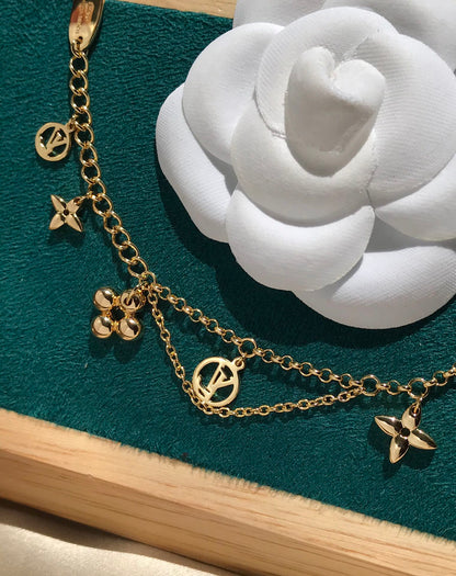 [LUCKY LOVE]LUCKY LOVEING PINK GOLD MOP BRACELET