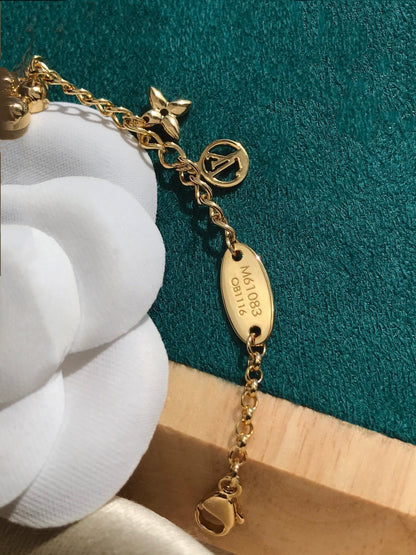 [LUCKY LOVE]LUCKY LOVEING PINK GOLD MOP BRACELET