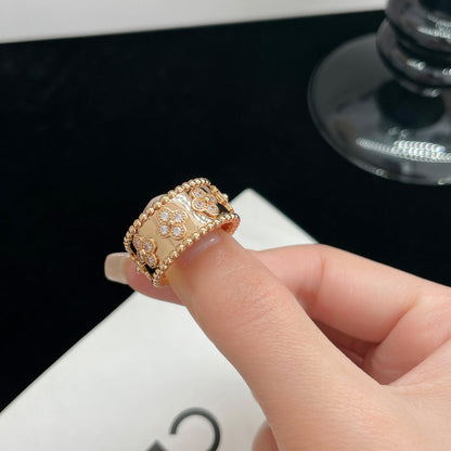 [LUCKY LOVE]PERLEE DIAMOND LARGE RING