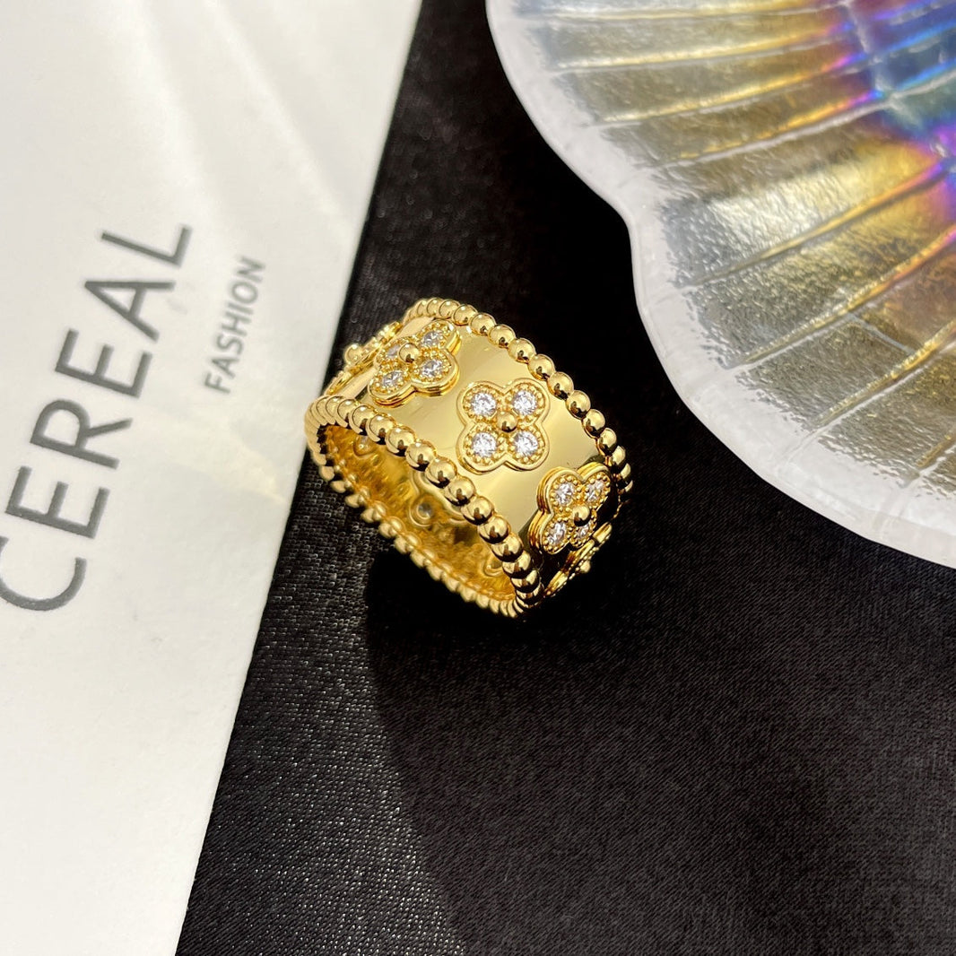 [LUCKY LOVE]PERLEE DIAMOND LARGE RING