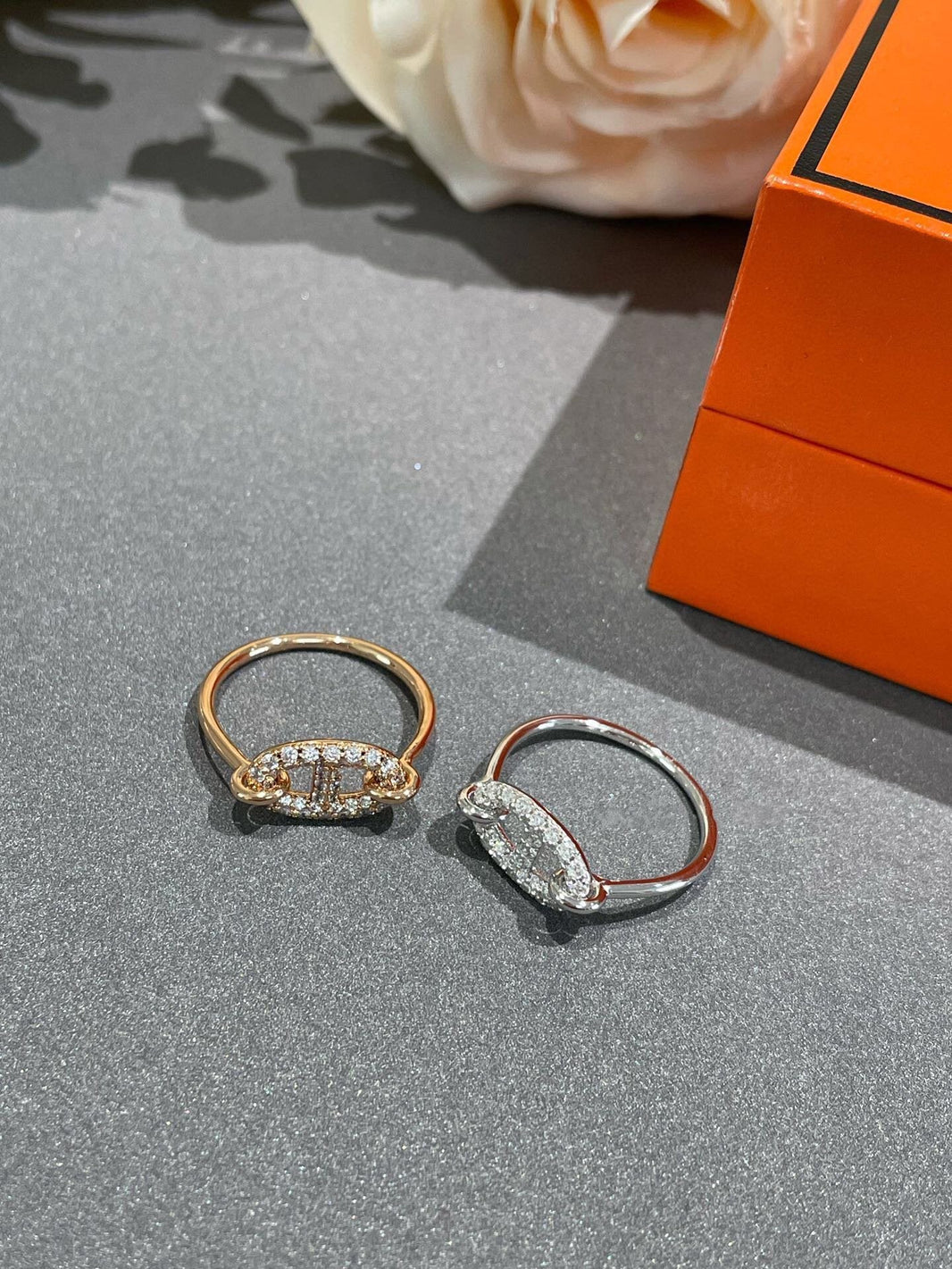 [LUCKY LOVE]RONDE SMALL DIAMOND RING