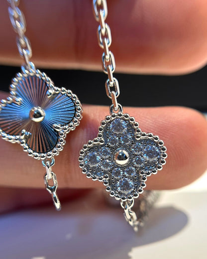 [LUCKY LOVE] CLOVER 5 MOTIF LASER BRACELET COLLECTION