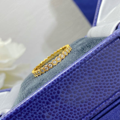 [LUCKY LOVE]BEE LOVE DIAMOND PAVED SMALL RING